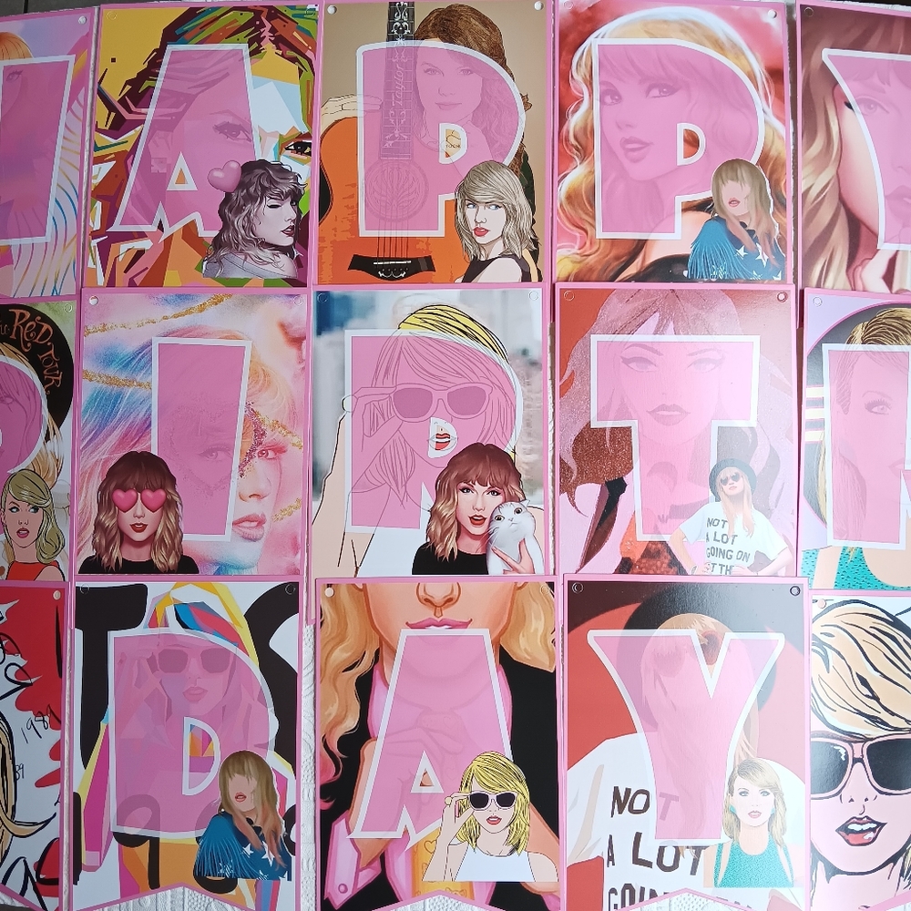 Taylor Swift Birthday Party Decoration Kit - Picture 8 of 17